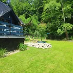 Modry Prywatny W Lesie Z Kominkiem Szczyrk